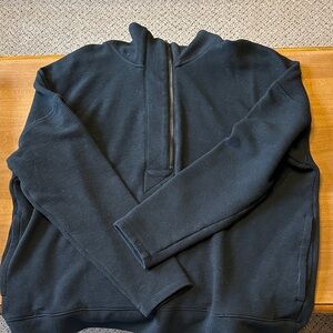 Banana Republic Women’s Size Large Black Half Zip-Up Sweater